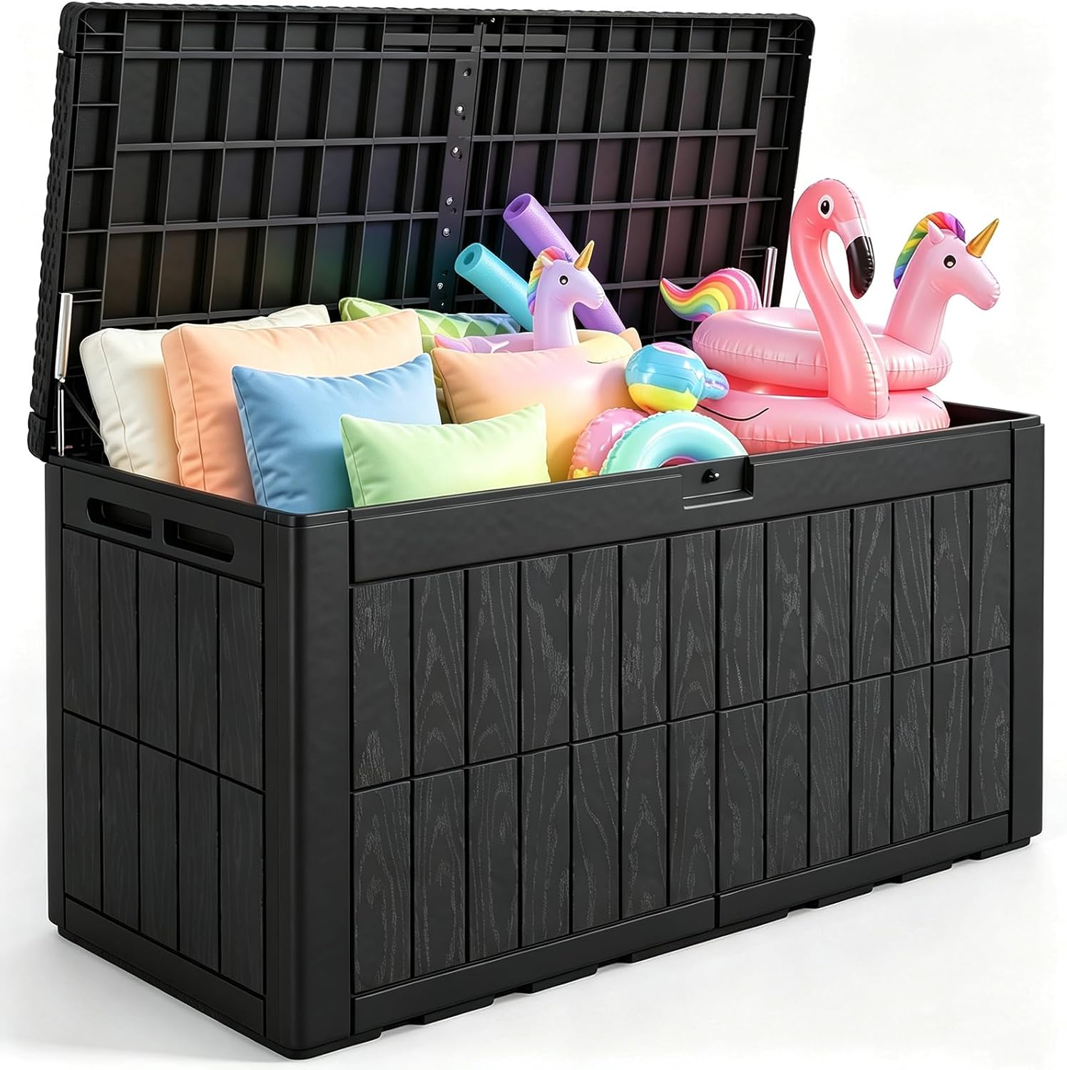 Outdoor Furniture For Pool - 120 Gallon Large Outdoor Storage Box