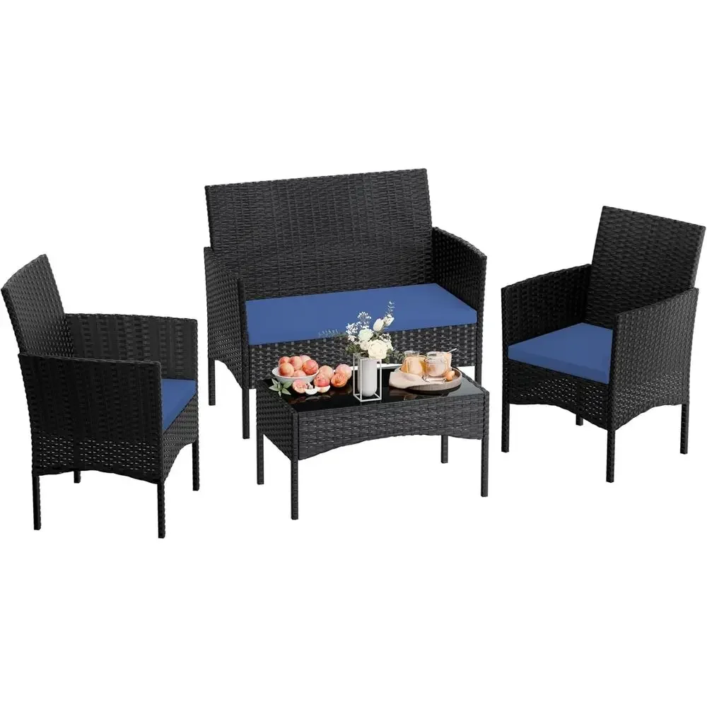 4-Piece Outdoor Patio Furnitur - Outdoor Furniture For Pool ulasan dan harga