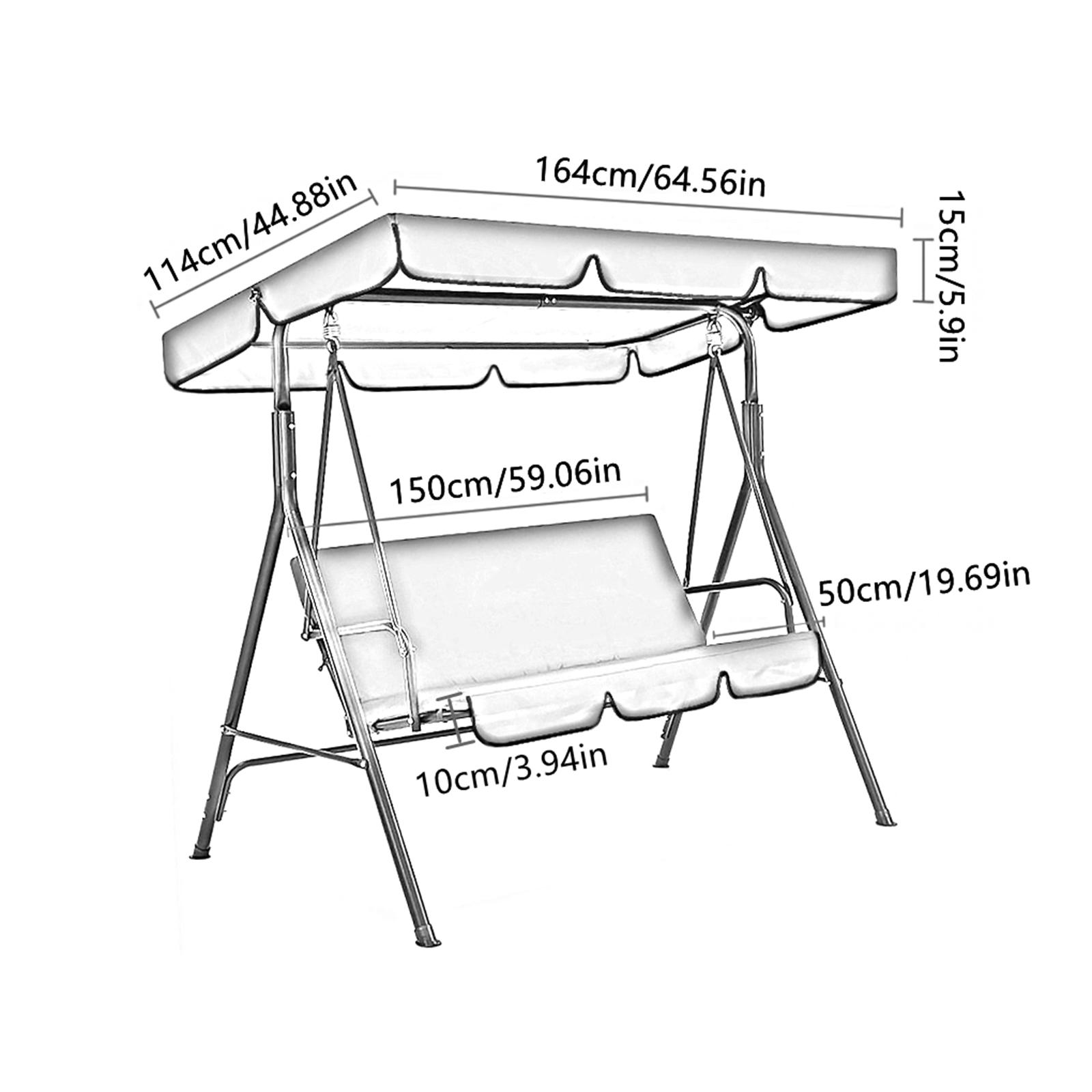 Patio Swing Canopy Rainproof w - Outdoor Furniture Deals ulasan dan harga