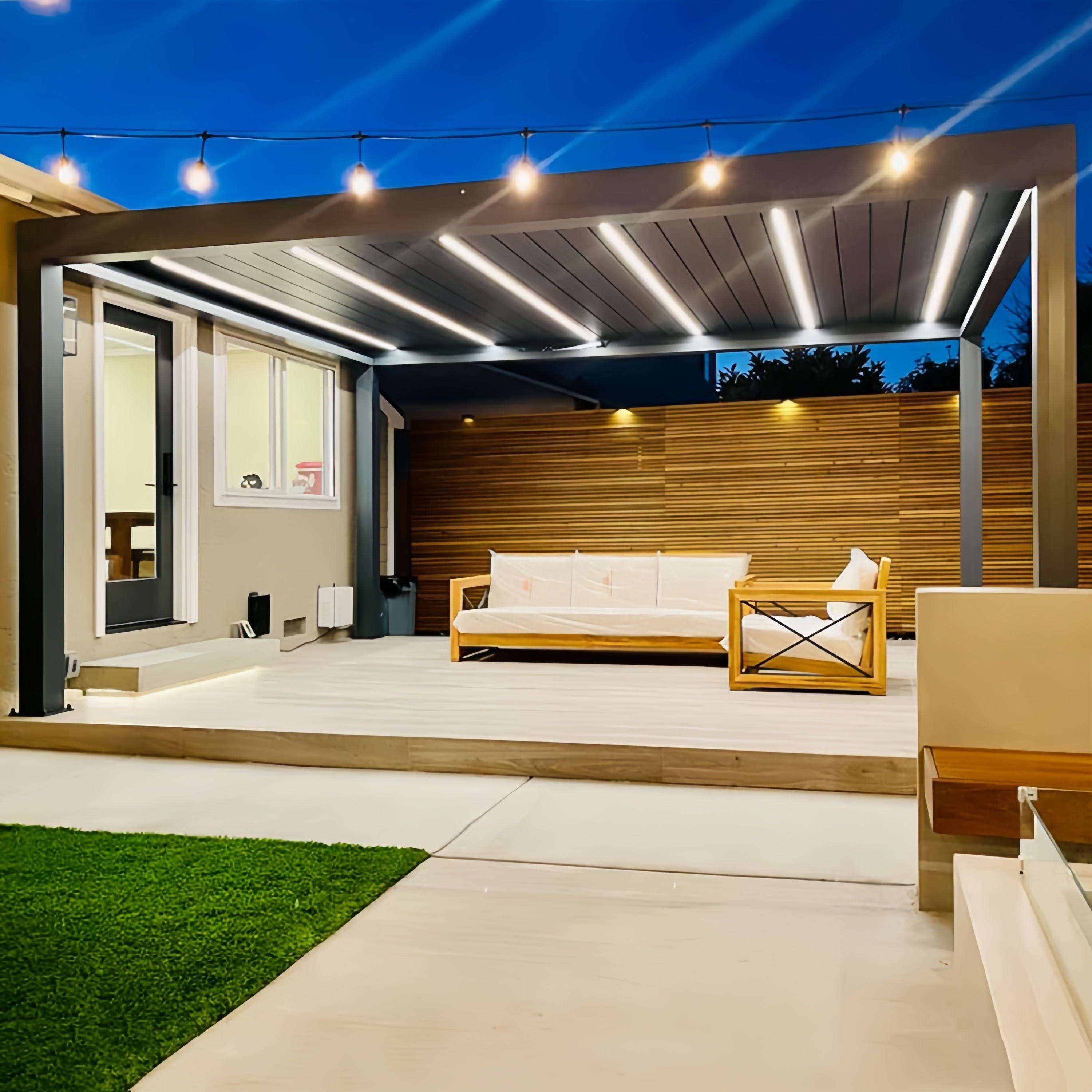 Affordable Backyard Rectangula - Outdoor Furniture Aluminum ulasan dan harga