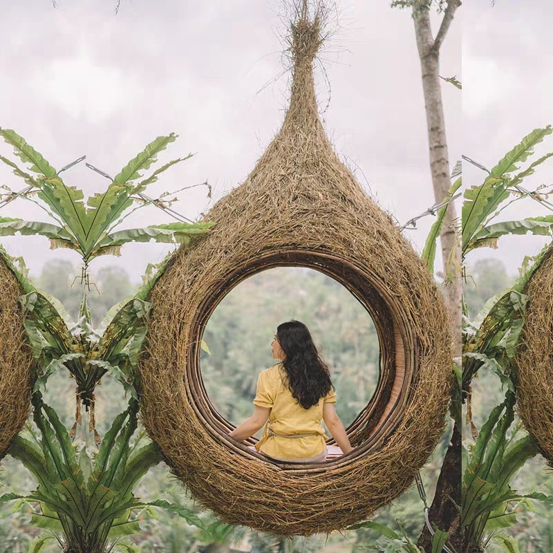Hot Sale Bali Style Bird Nest  - Outdoor Furniture In Bali ulasan dan harga