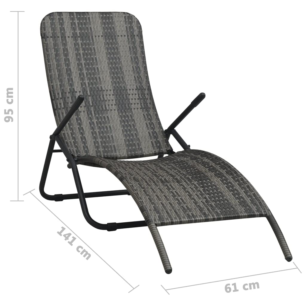 Folding Sun Lounger,Outdoor Ch - Outdoor Furniture For Pool ulasan dan harga