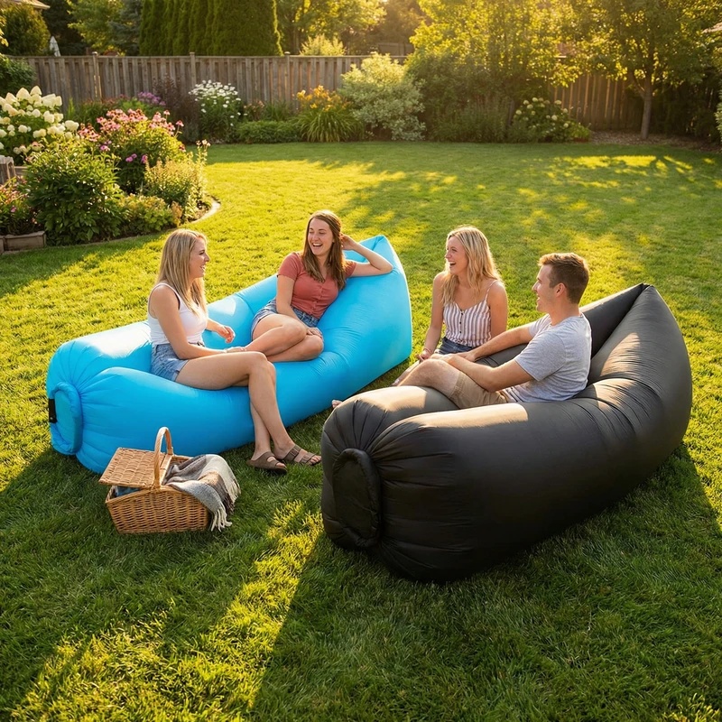 Portable Inflatable Sofa Loung - Outdoor Furniture For Pool ulasan dan harga